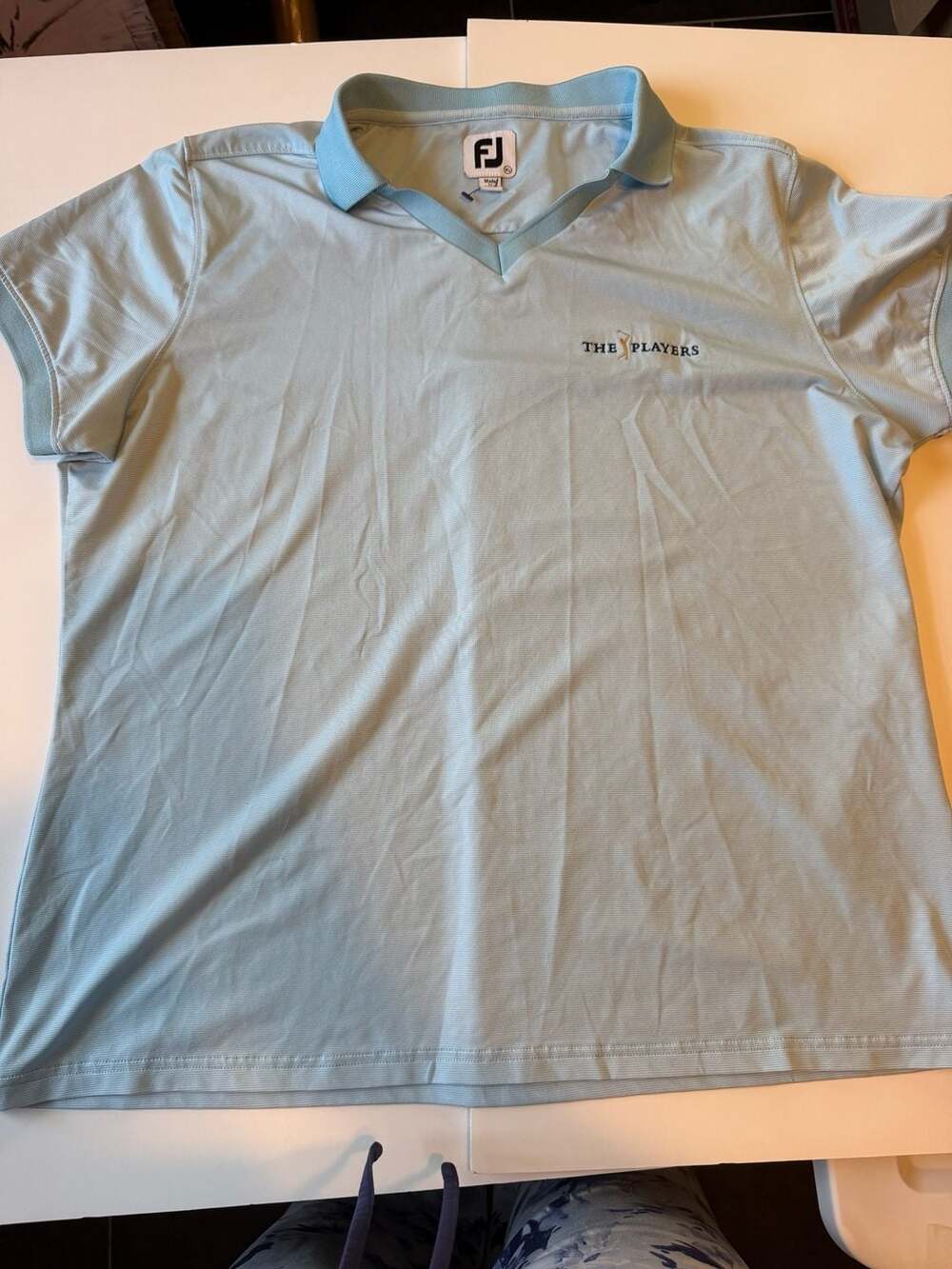FootJoy The Players Championship Light Blue Polo Shirt size xl
